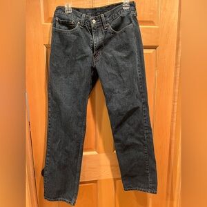 Levi's 514 Jeans Men’s 34x34 Dark Blue Straight Leg 100% Cotton Denim Workwear